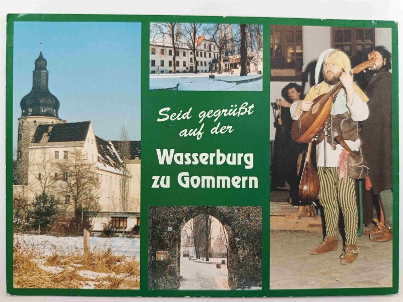 SEID GEGRUSST AUF DER WASSERBURG ZU GOMMERN