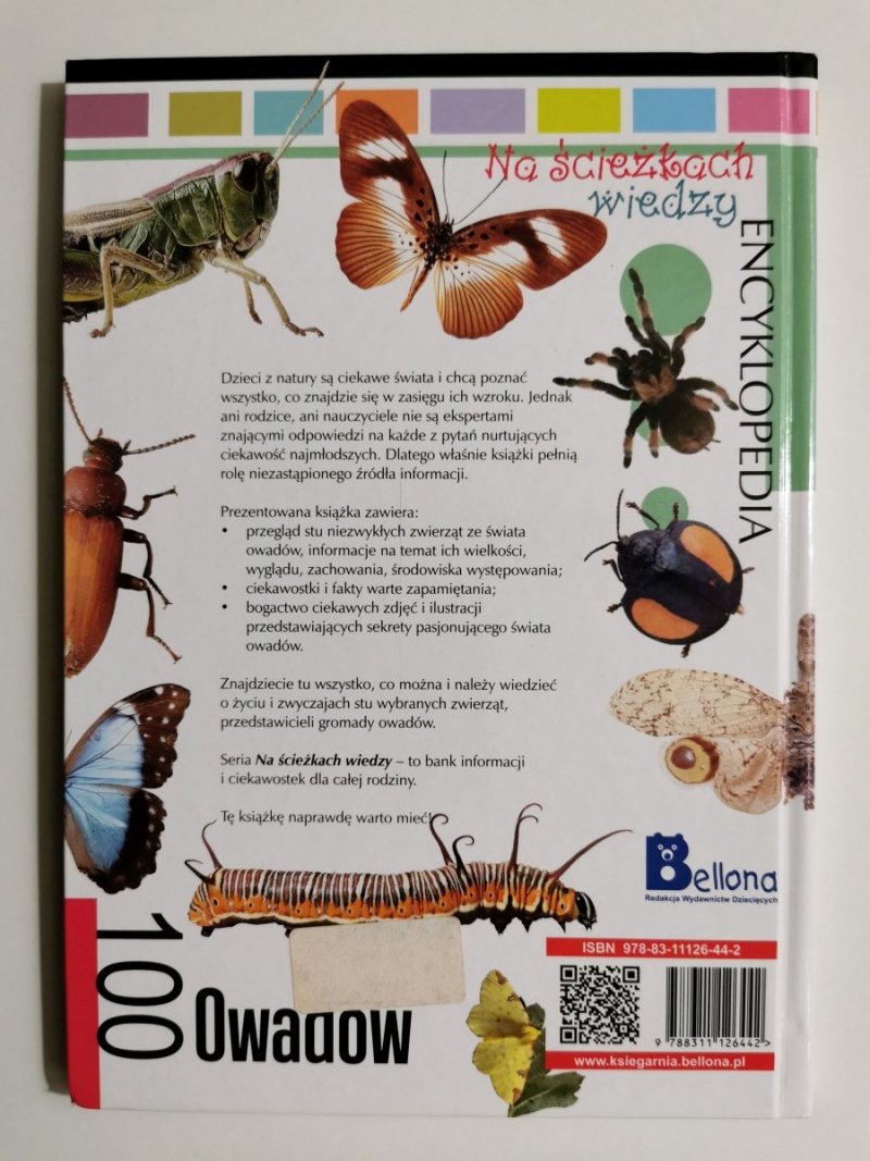 NA ŚCIEŻKACH WIEDZY. ENCYKLOPEDIA 100 OWADÓW 