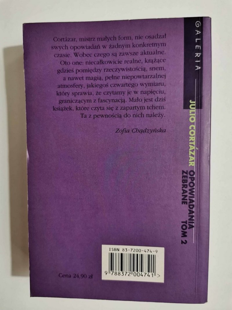 OPOWIADANIA ZEBRANE TOM 2 - Julia Cortazar 1999