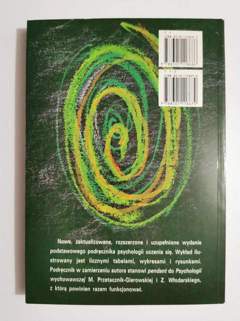 PSYCHOLOGIA UCZENIA SIĘ TOM 1 - red. Z. Włodarski 1996