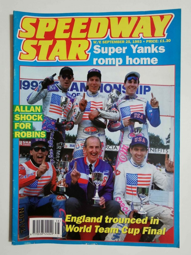 SPEEDWAY STAR SEPTEMBER 25 1993