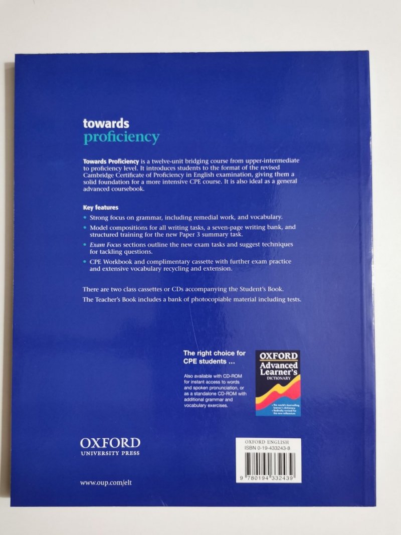 TOWARDS PROFICIENCY STUDENT'S BOOK - Peter May 
