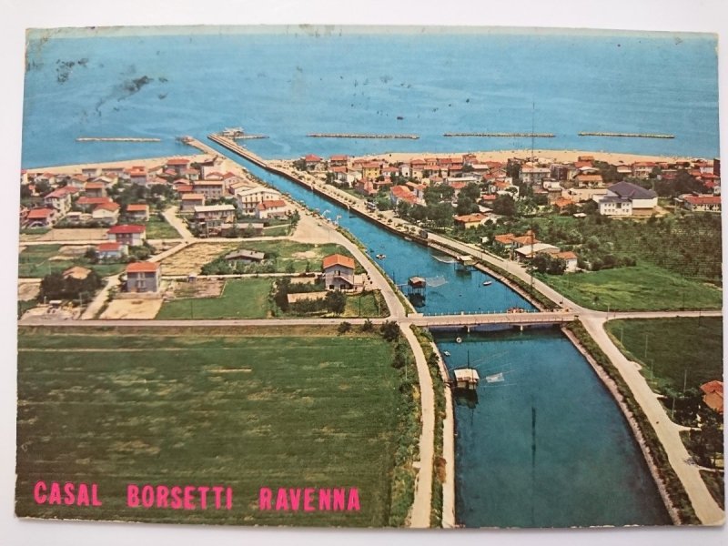 CASAL BORSETTI (RAVENNA) PANORAMA E PORTO CANALE