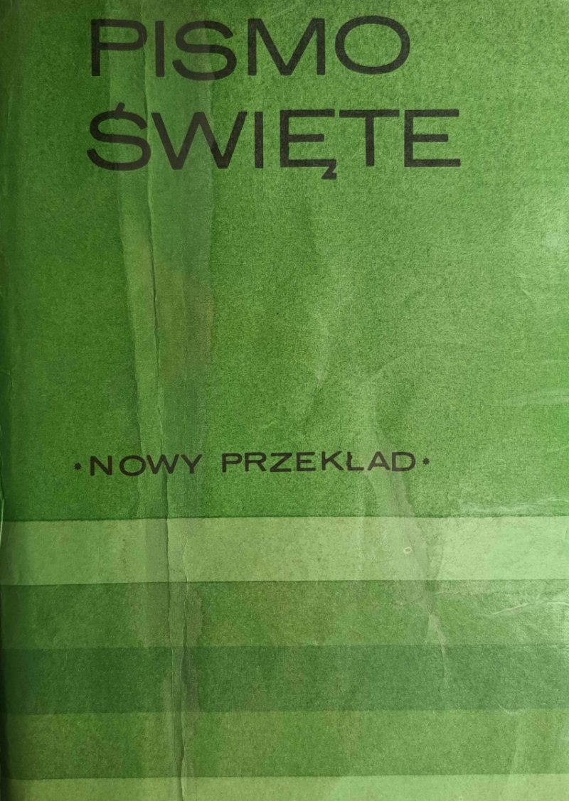 PISMO ŚWIĘTE NOWY PRZEKŁAD