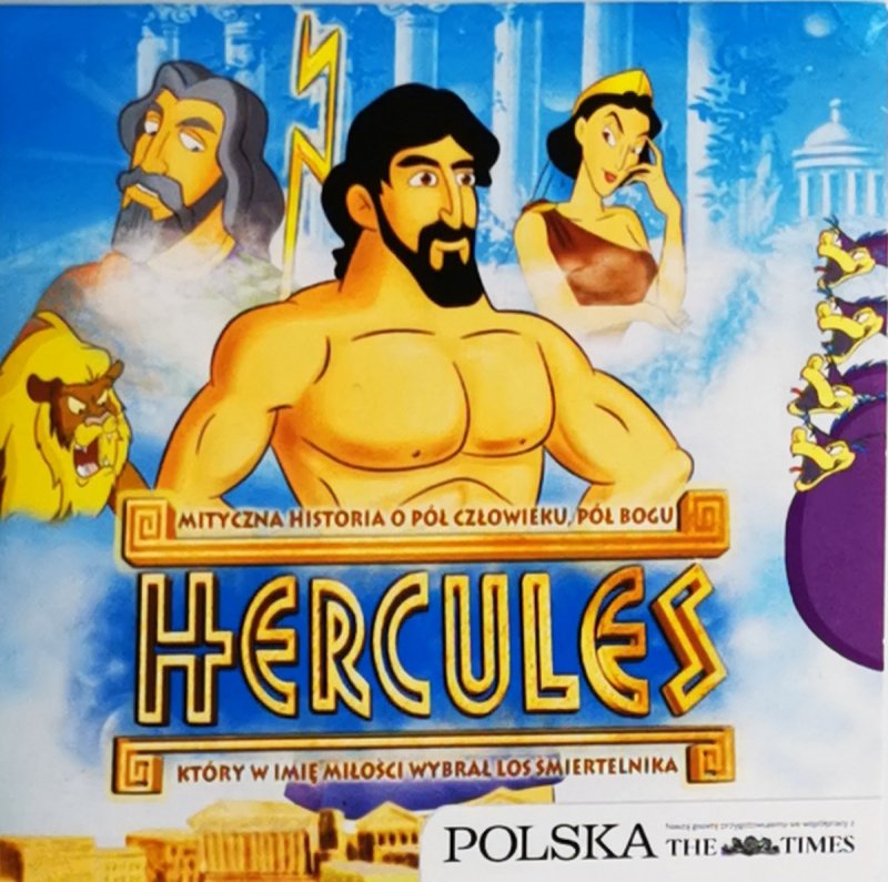 DVD. HERCULES. MITYCZNA HISTORIA O PÓŁ CZŁOWIEKU, PÓŁ BOGU