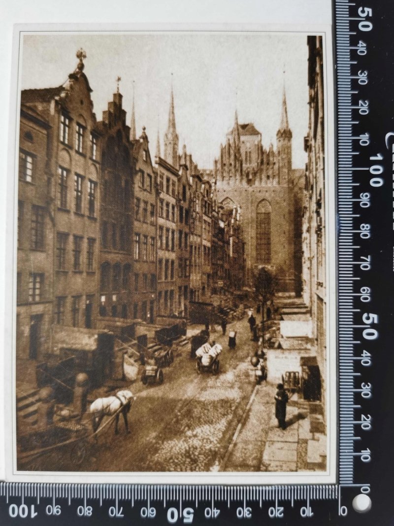 GDAŃSK. ULICA MARIACKA 1904 ROK