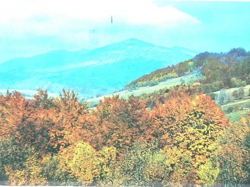 BIESZCZADY. WIDOK NA POŁONINĘ WETLIŃSKĄ 1253m