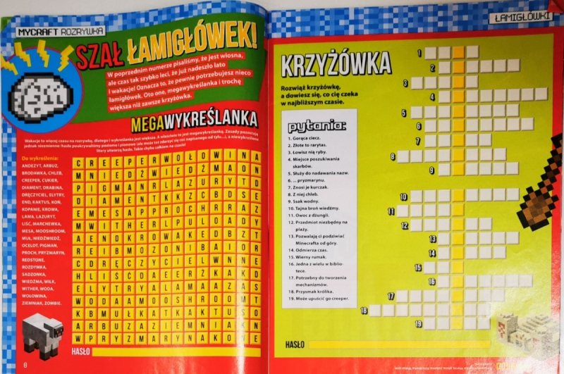 MINECRAFT NUMER 4/2018 PODRÓŻUJ CZAS NA PRZYGODĘ