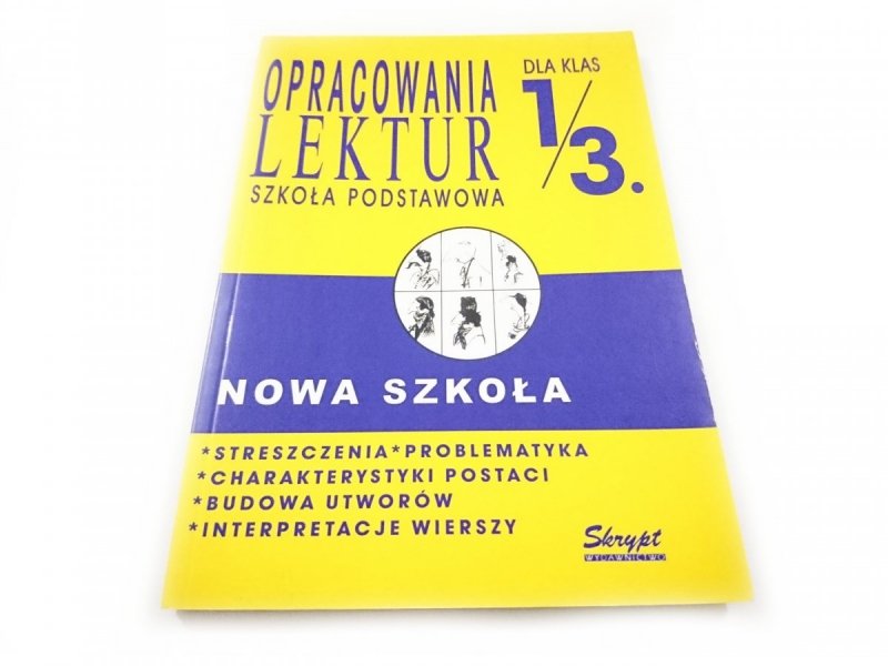 OPRACOWANIA LEKTUR DLA KLAS 1/3 SZKOŁA PODSTAWOWA