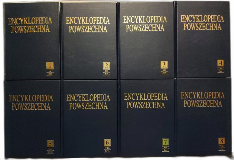 ENCYKLOPEDIA POWSZECHNA A-Z 8 TOMÓW