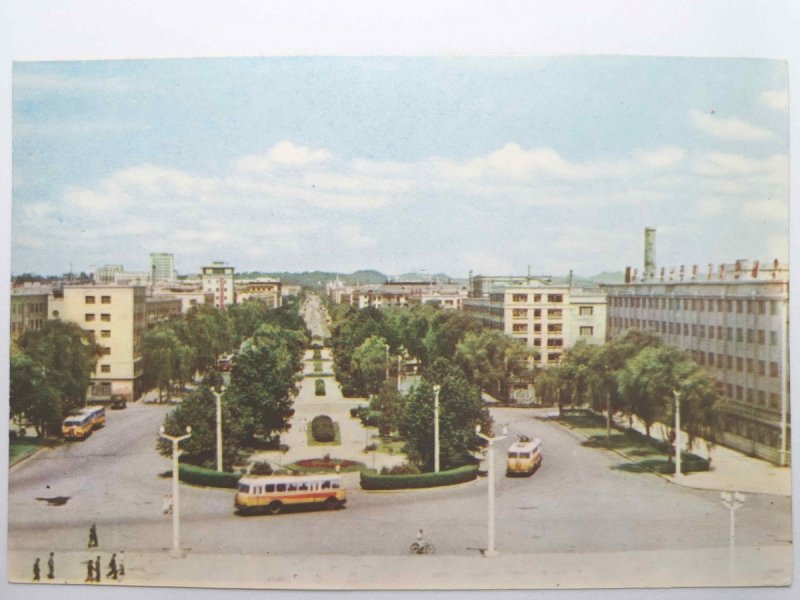 A STREET IN OISUNG DISTRICT PYONGYANG