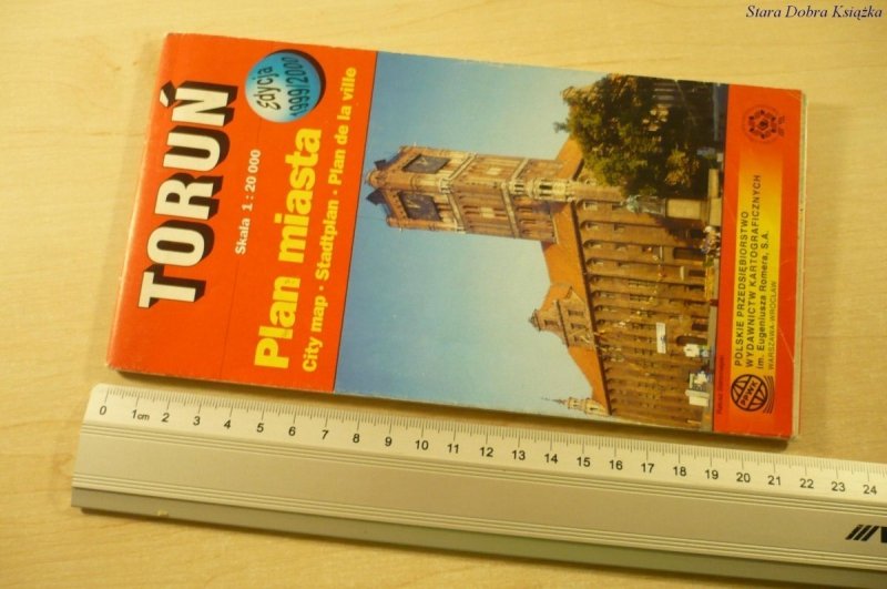 TORUŃ. PLAN MIASTA 1 : 20 000 (1999)