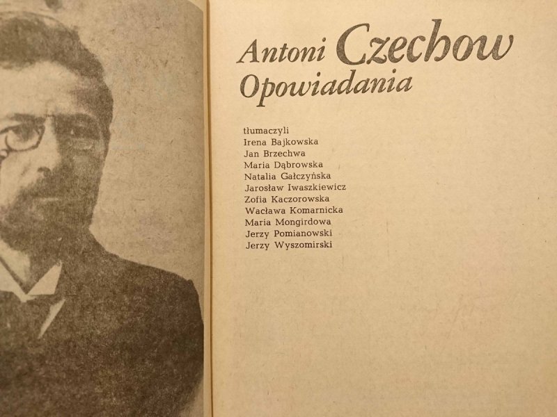 OPOWIADANIA - Antoni Czechow 1984