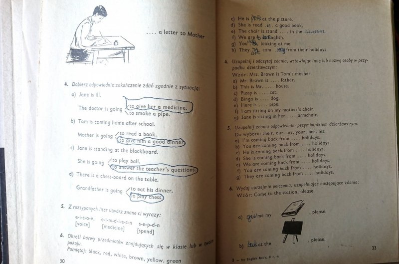 MY ENGLISH BOOK II ROK NAUKI - Jan Mickunas 1973