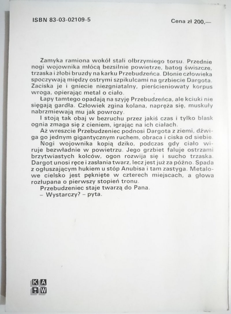 STWORY ŚWIATŁA I CIEMNOŚCI - Roger Zelazny 1988