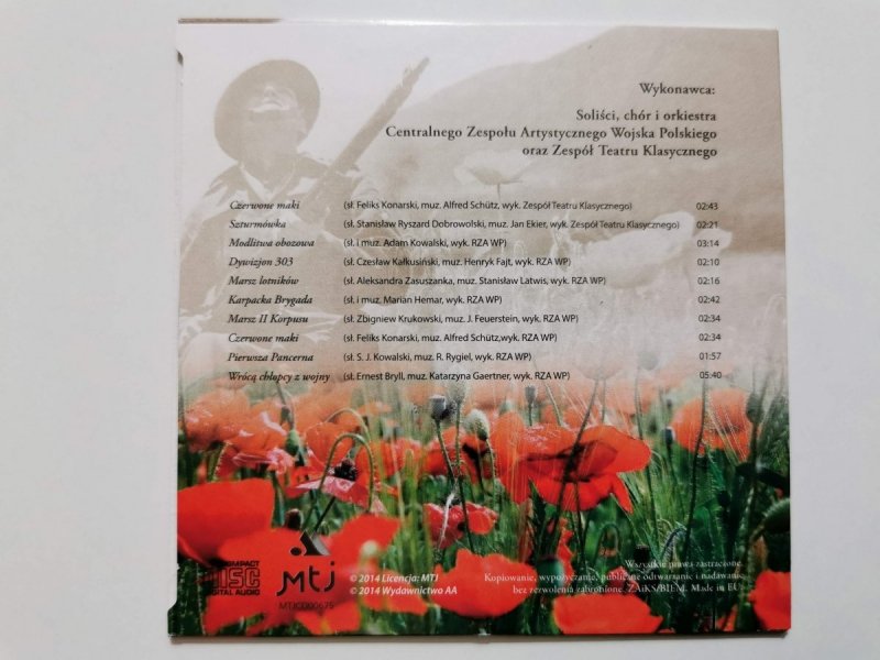 CZERWONA MAKI NA MONTE CASSINO PŁYTA CD