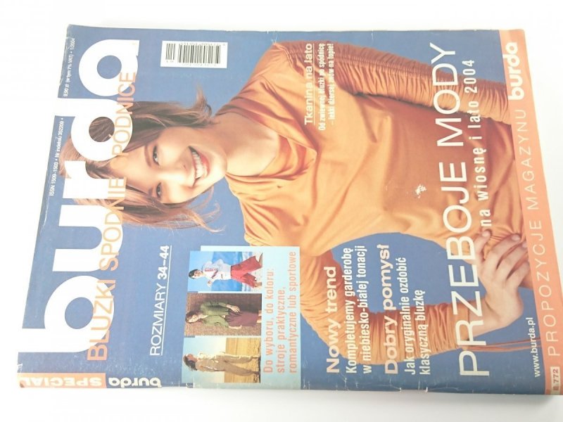 BURDA SPECIAL 1/2004 BLUZKI SPODNIE SPÓDNICE
