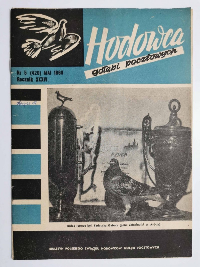 HODOWCA GOŁĘBI POCZTOWYCH NR 5 1968
