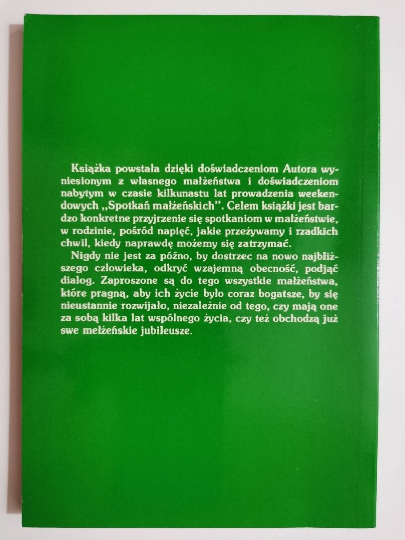 W DIALOGU Z TOBĄ. MAŁŻEŃSTWO NIE MOŻE BYĆ PRZEGRANĄ 1994