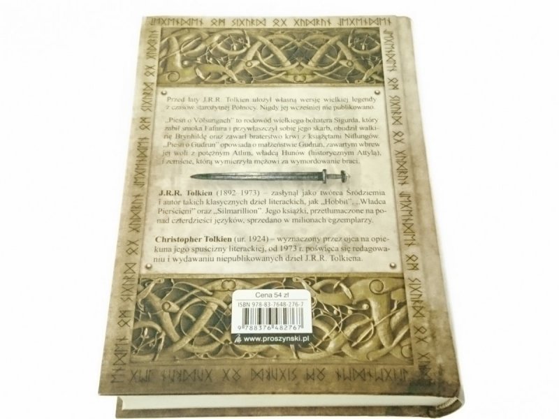 LEGENDA O SIGURDZIE I GUDRUN J. R. R. Tolkien 2009