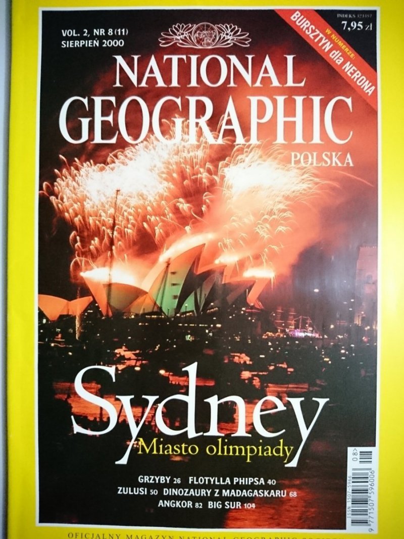 NATIONAL GEOGRAPHIC POLSKA 8-2000 BEZ DODATKU