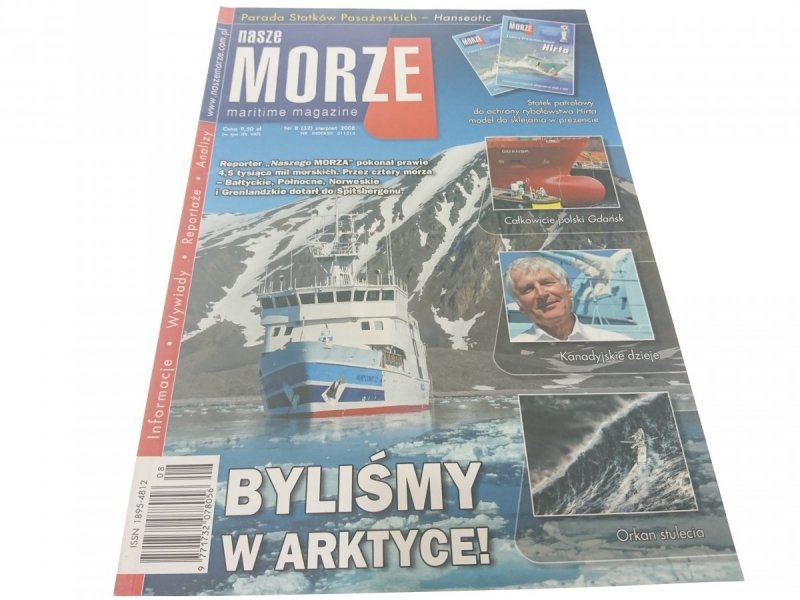 NASZE MORZE. MARITIME MAGAZINE 8-2008