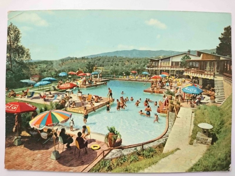 MONTECATINI TERME. PISCINA RISTORANTE DANCING LE PANTERAIE