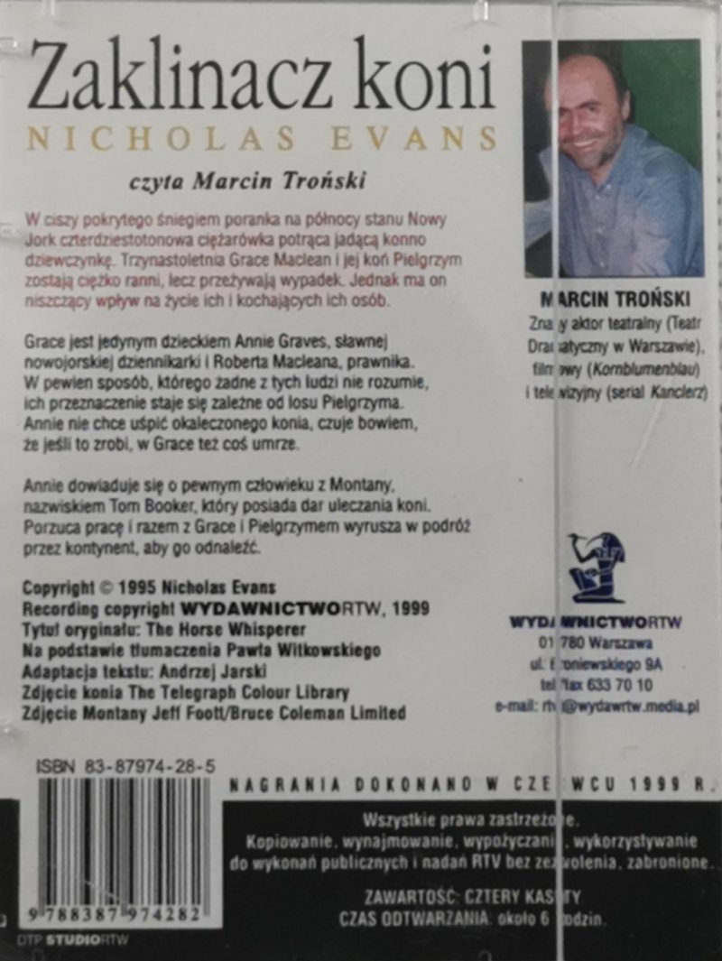 CC. ZAKLINACZKA KONI NICHOLAS EVANS AUDIOBOOK