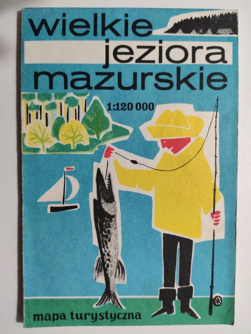 WIELKIE JEZIORA MAZURSKIE 1:120 000