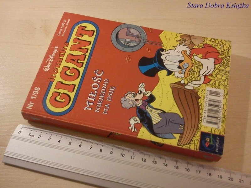 KOMIKS GIGANT. NR 1/98 MIŁOŚĆ NIEJEDNO MA IMIĘ
