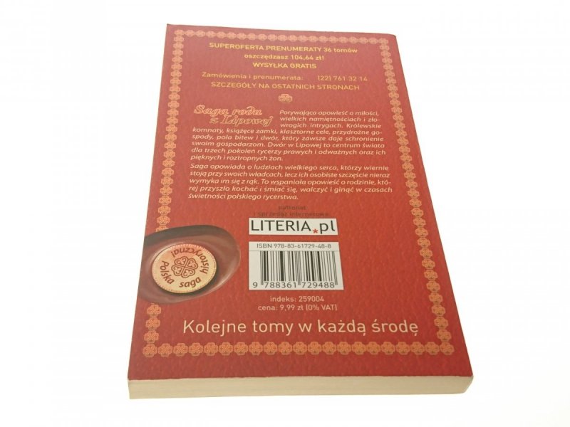 SAGA RODU Z LIPOWEJ TOM 7 ZA GŁOSEM SERCA 2010