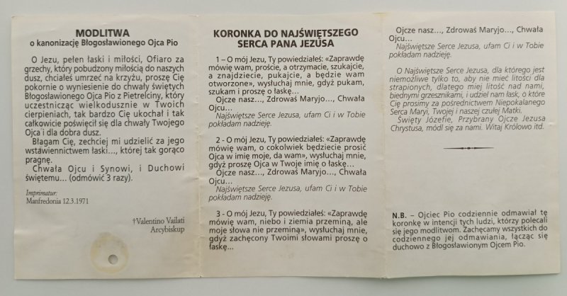 BŁOGOSŁAWIONY OJCIEC PIO Z PIETRELCINY