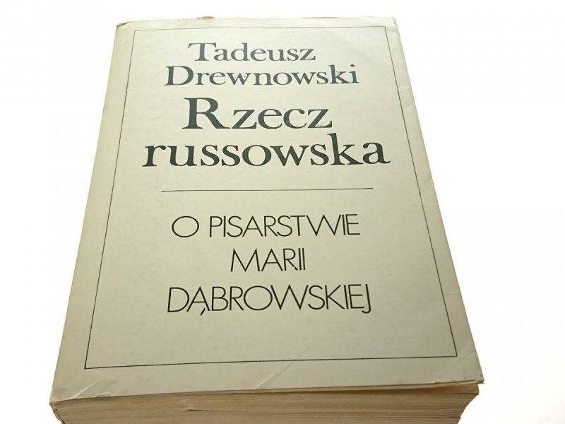 RZECZ RUSSOWSKA - Tadeusz Drewnowski 1981