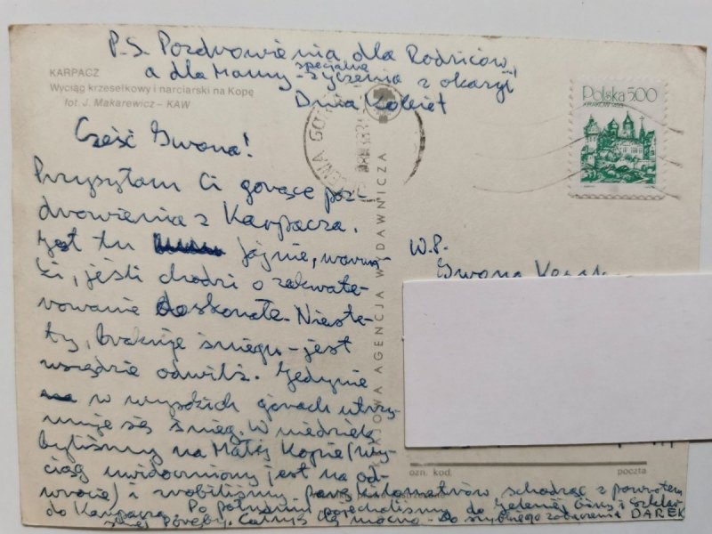 KARPACZ. WYCIĄG KRZESEŁKOWY I NARCIARSKI NA KOPĘ FOT. MAKAREWICZ