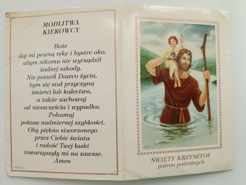 ŚWIĘTY KRZYSZTOF PATRON PODRÓŻNYCH