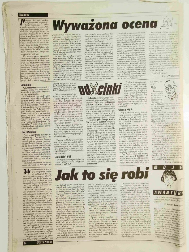 GAZETA POLSKA TYGODNIK NR 11 (244) 18 MARCA 1998 r.