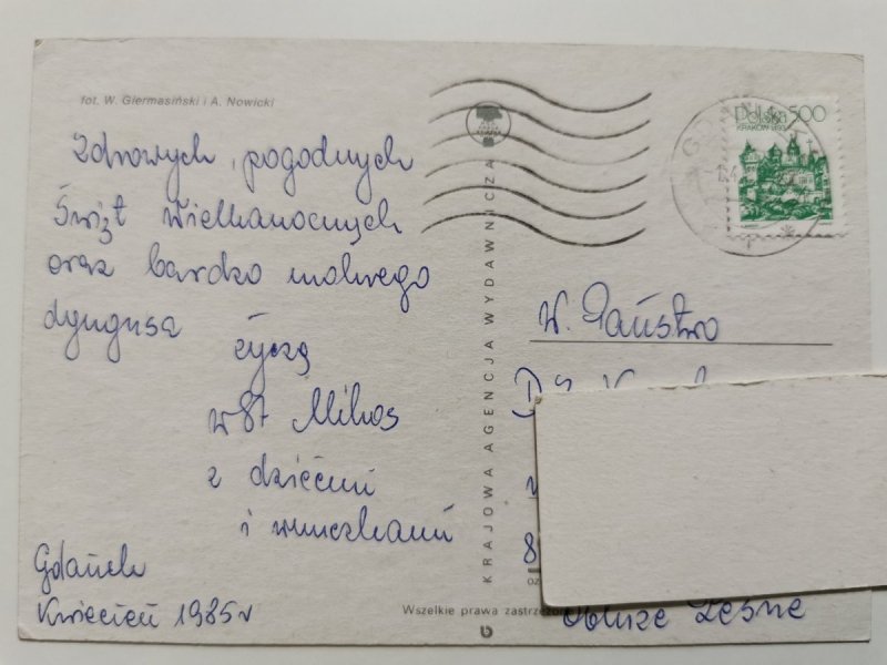 POCZTÓWKA WIELKANOCNA NR.71 WESOŁYCH ŚWIĄT FOT. GIERMASIŃSKI, NOWICKI