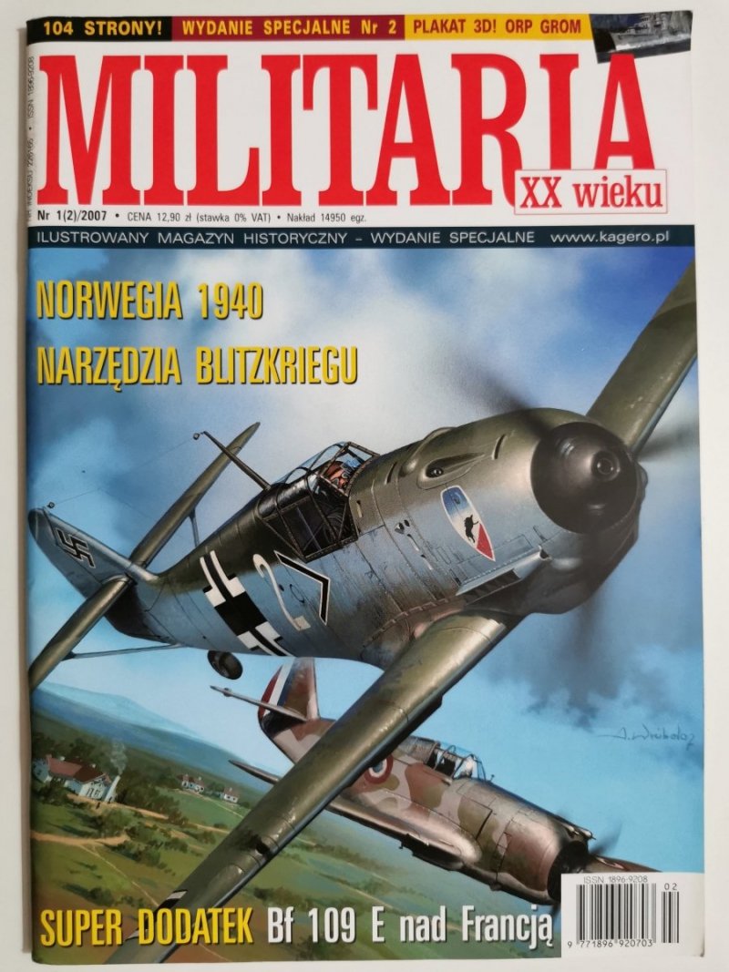 MILITARIA XX WIEKU NR 1 (2)/2007 NORWEGIA 1940 NARZĘDZIA BLITZKRIEGU
