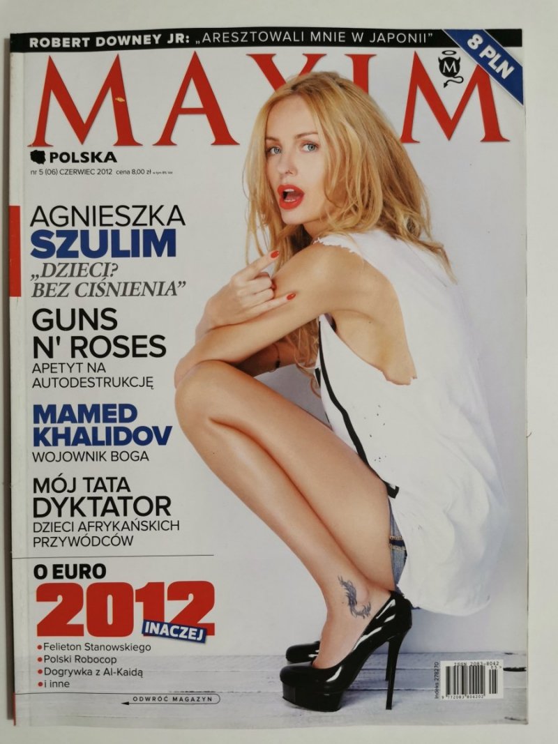 MAXIM NR 5 (06) CZERWIEC 2012 AGNIESZKA SZULIM