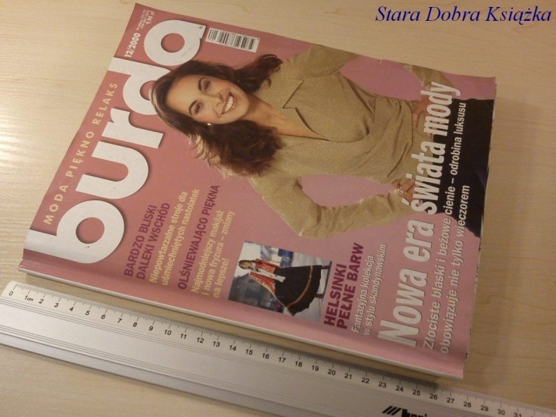 BURDA 12/2000 NOWA ERA ŚWIATA MODY