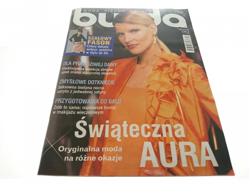 BURDA NR 12/2003 ŚWIĄTECZNA AURA