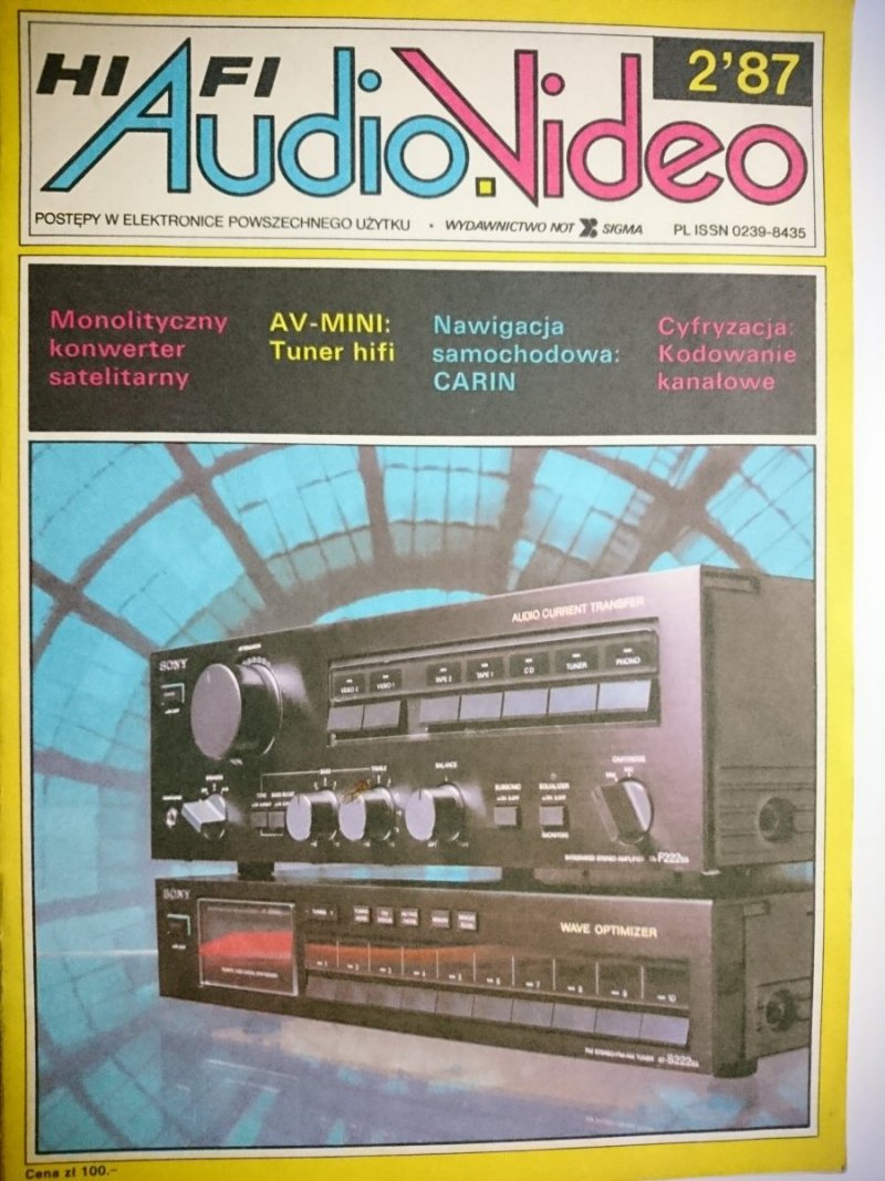 HIFI AUDIO VIDEO NR 2'87