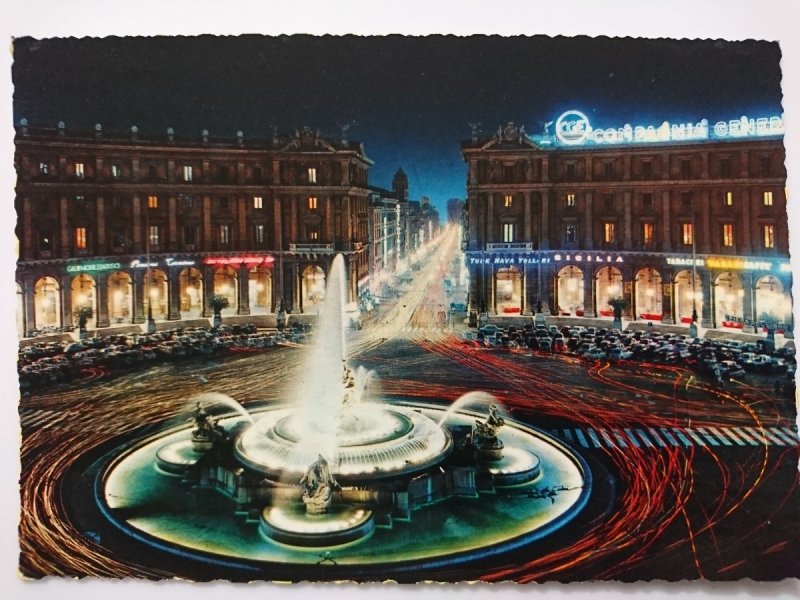 ROMA DI NOTTE. PIAZZA DELL'ESEDRA