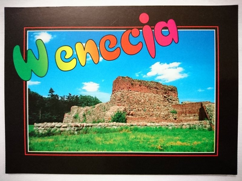 WENECJA. RUINY ŚREDNIOWIECZNEGO ZAMKU OBRONNEGO W WENECJI K. ŻNINA FOT. T. SZARSKI