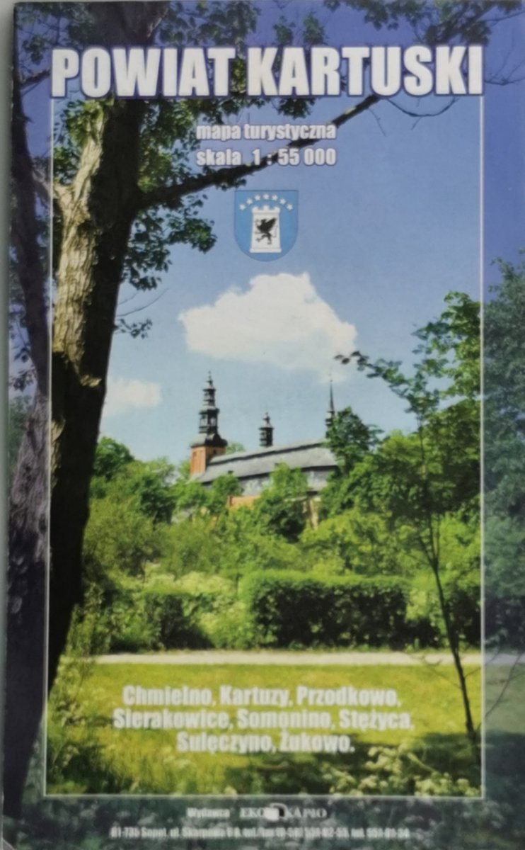 POWIAT KARTUSKI MAPA 1:55 000