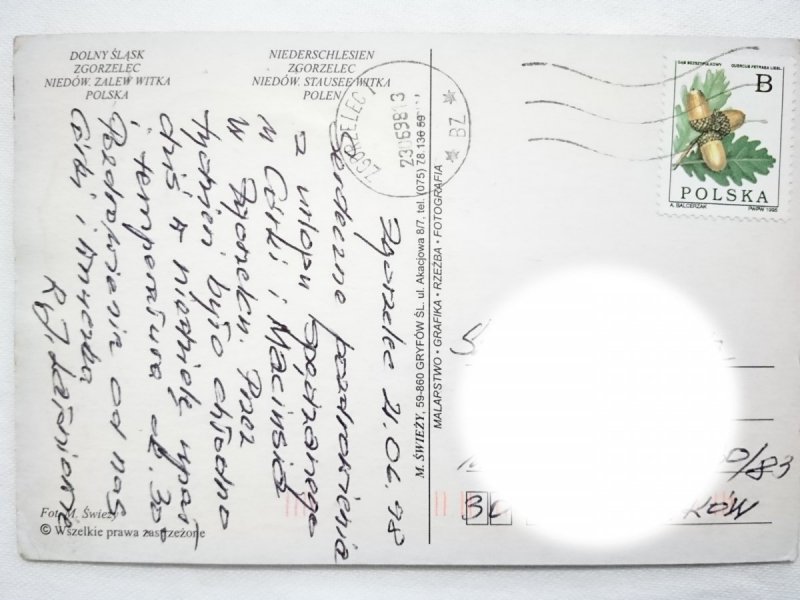 DOLNY ŚLĄSK. ZGORZELEC, NIEDÓW, ZALEW WITKA FOT. M. ŚWIEŻY
