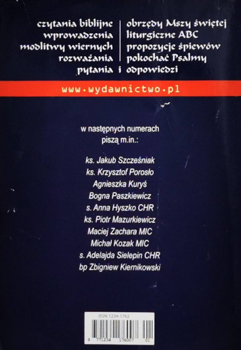 OREMUS. TEKSTY LITURGII MSZY ŚWIĘTEJ STYCZEŃ 2018