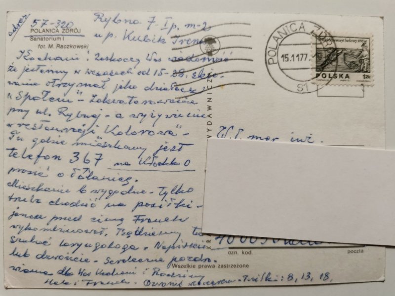 POLANICA ZDRÓJ. SANATORIUM I FOT. RACZKOWSKI