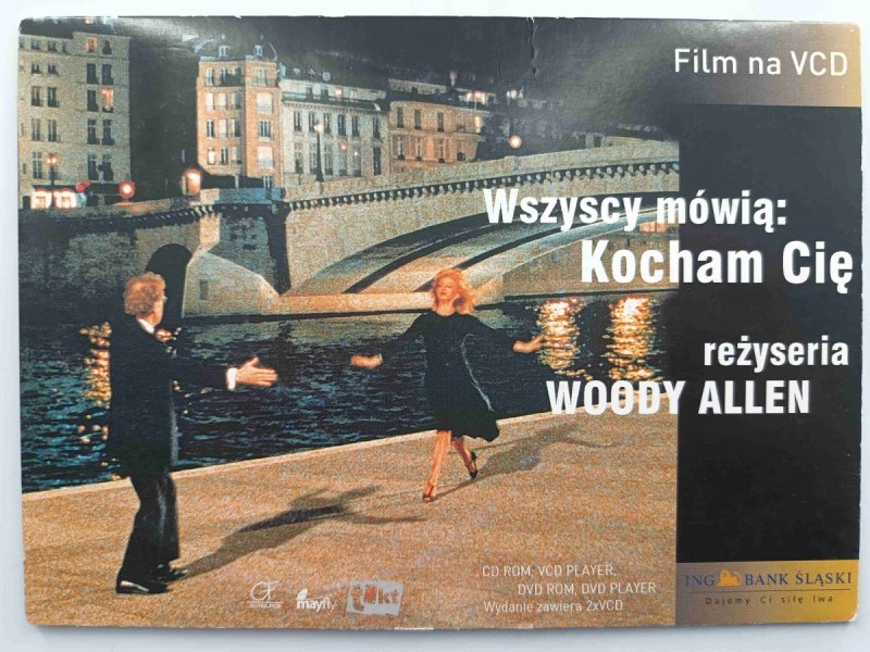 VCD. WSZYSCY MÓWIĄ: KOCHAM CIĘ - Woody Allen