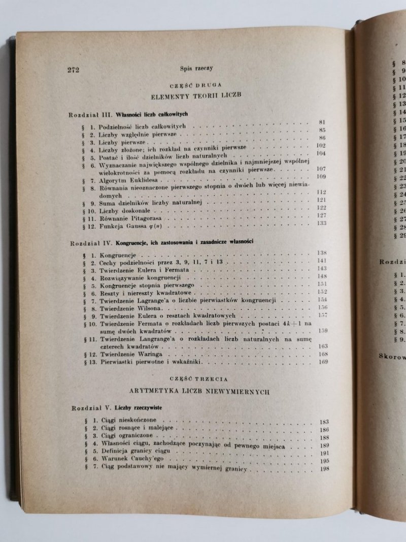 ARYTMETYKA TEORETYCZNA - Wacław Sierpiński 1968
